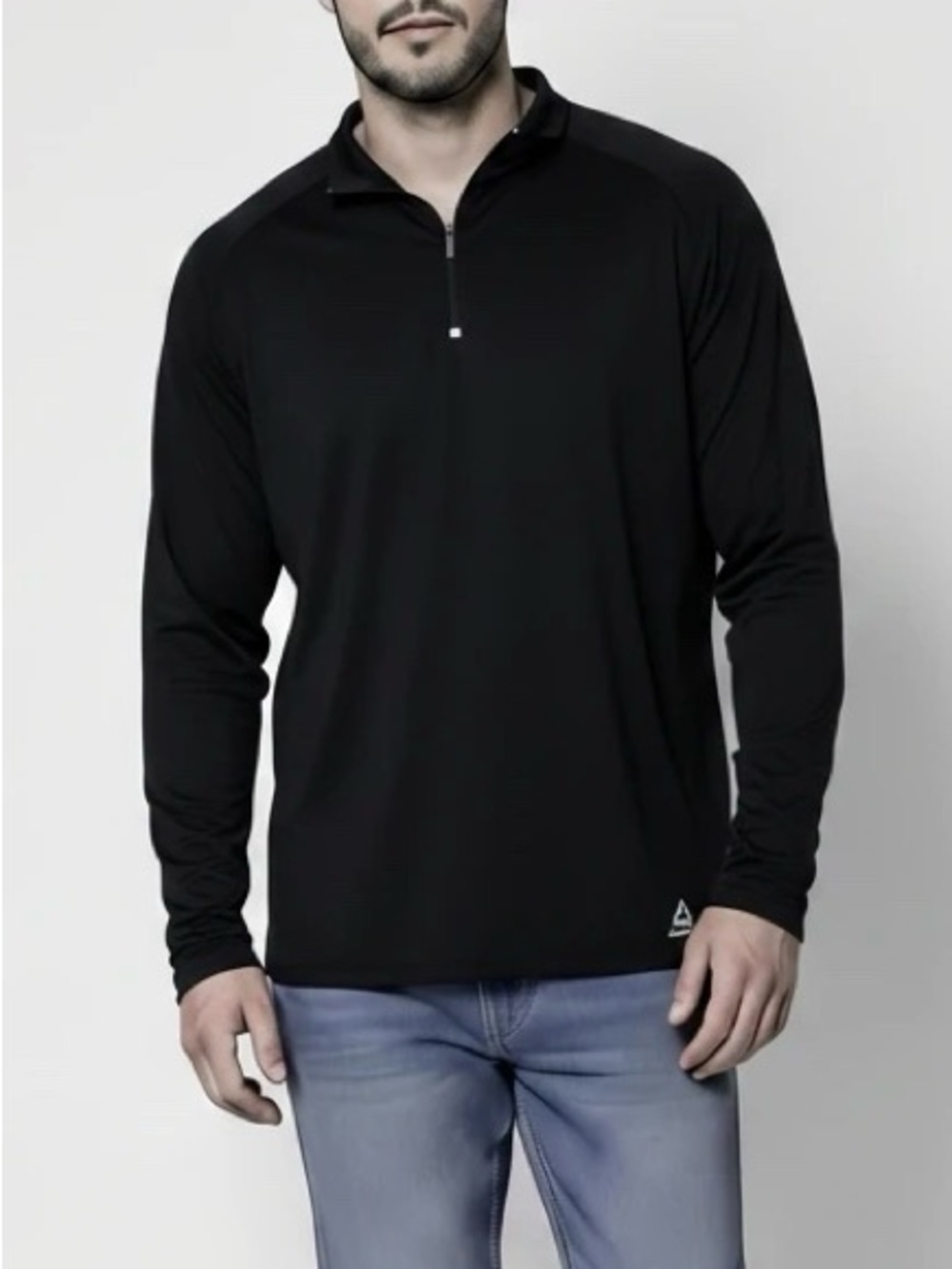 Reebok Black Athletic Pullover Jacket